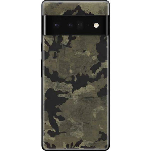 Wood Camo Camouflage Google Pixel 6 Pro Skin
